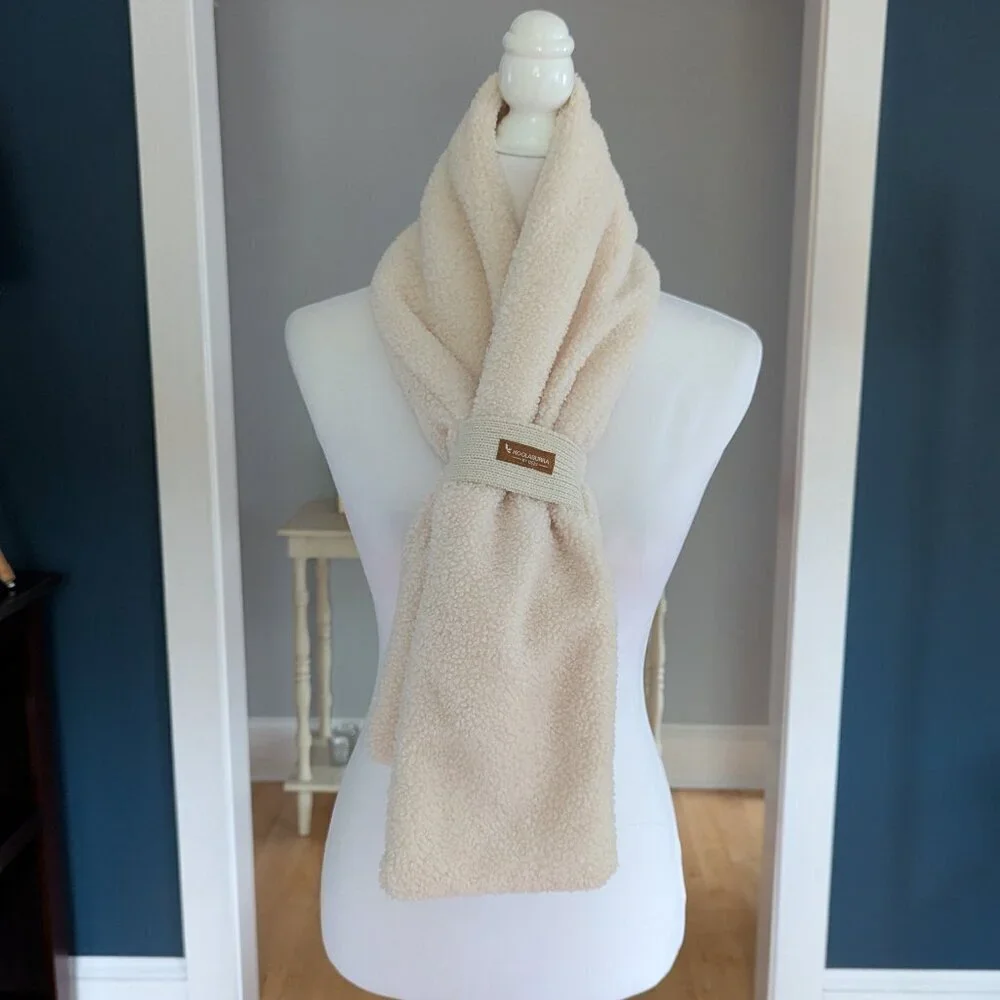 Koolaburra by Ugg Women's Faux Sherpa Pull Through Scarf Cream
